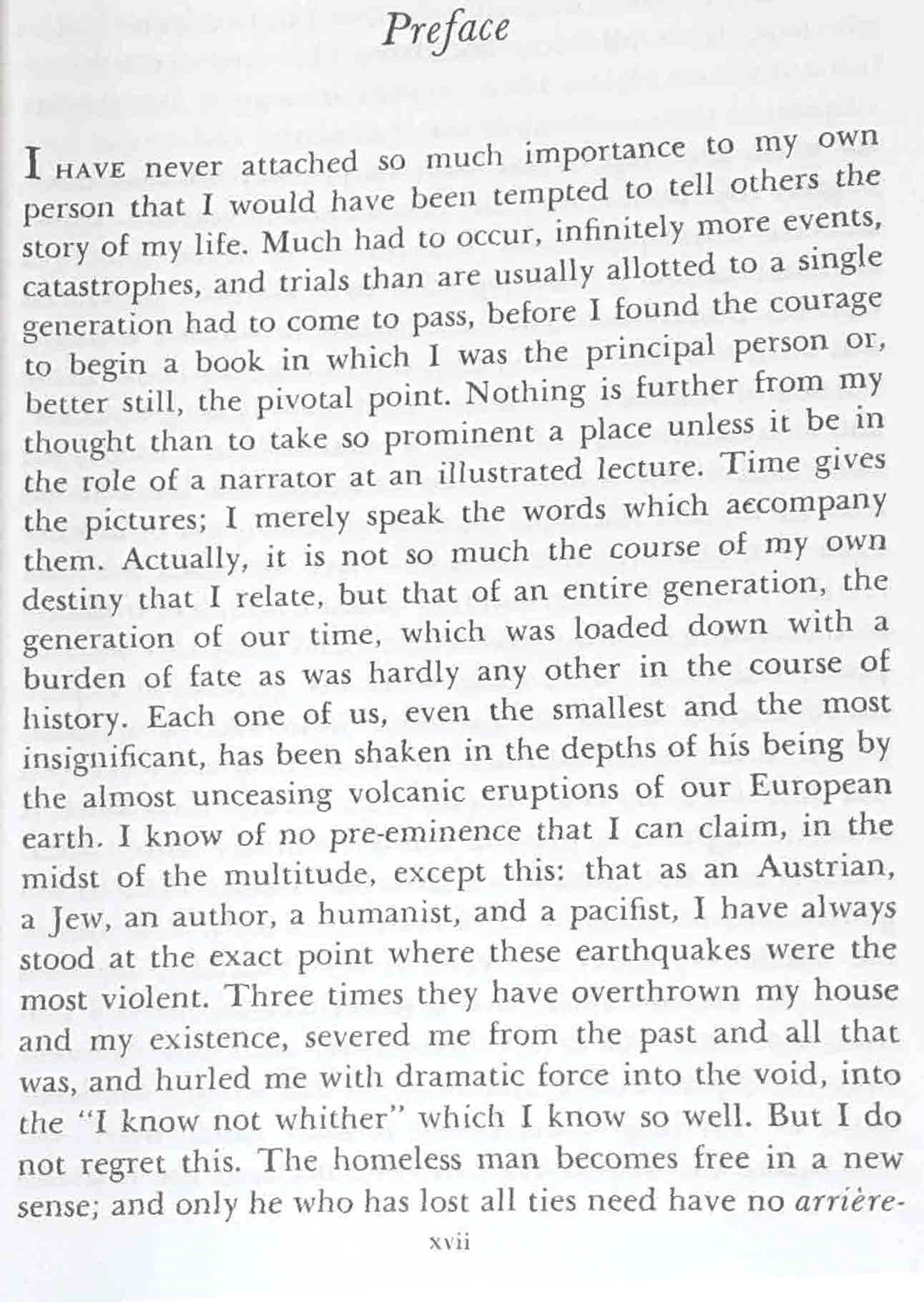 The World of Yesterday: An Autobiography,Used