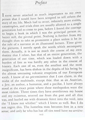 The World of Yesterday: An Autobiography,Used