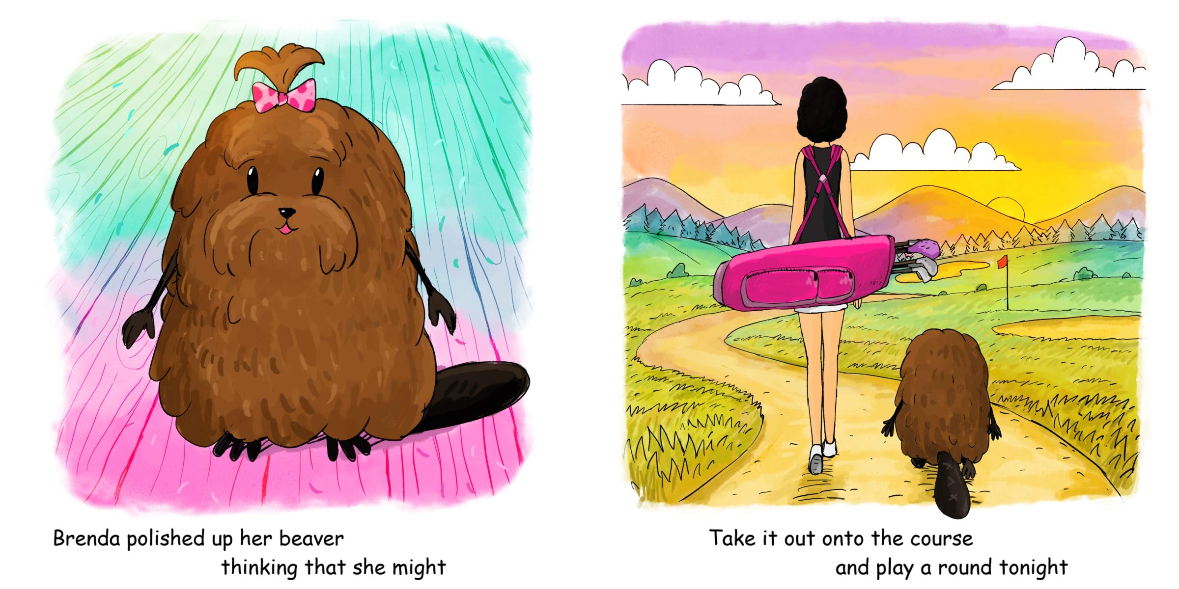 Brendas Beaver Plays a Round,New