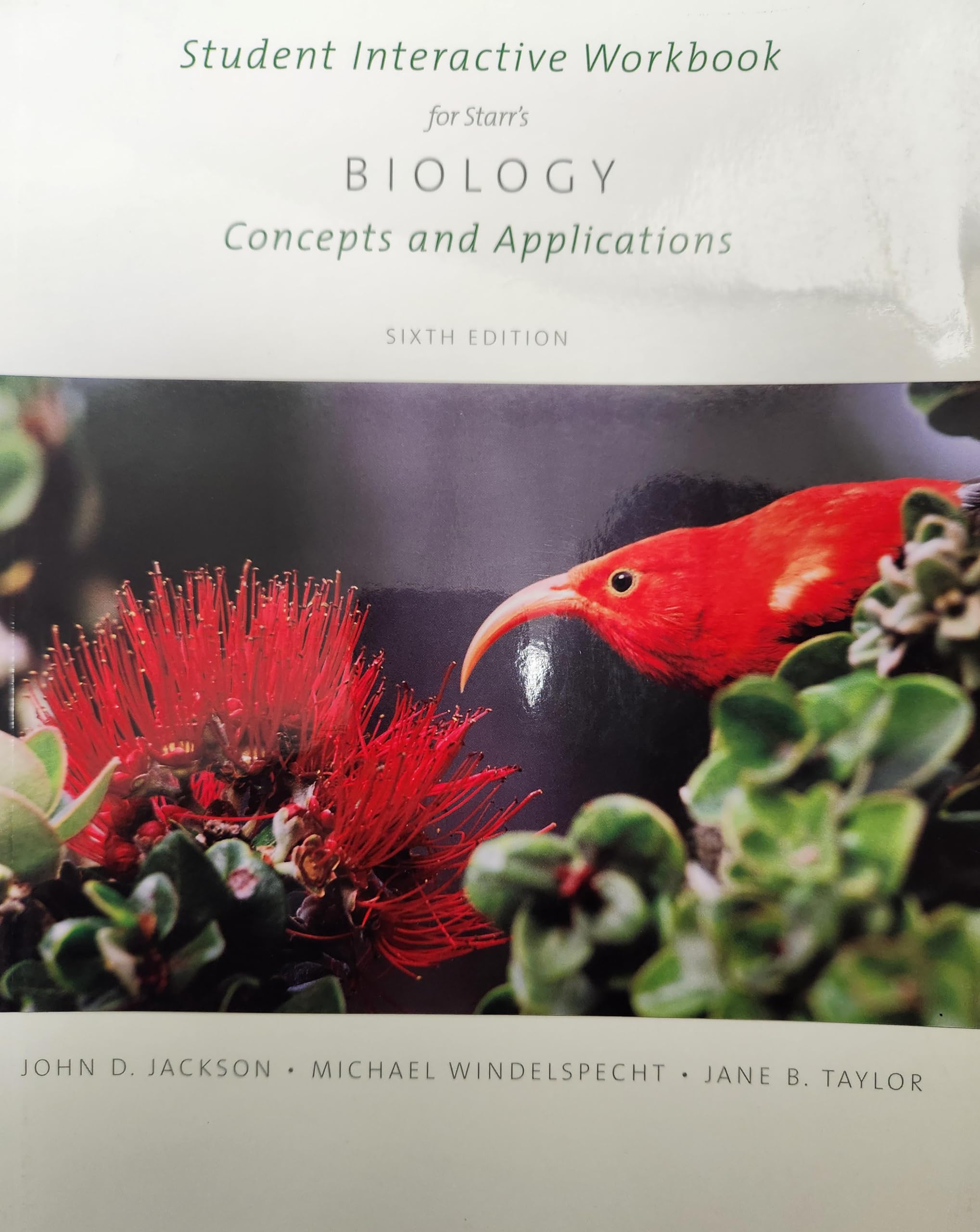 Student Interactive Workbook for Starrs Biology: Concepts and Applications, 6th,Used