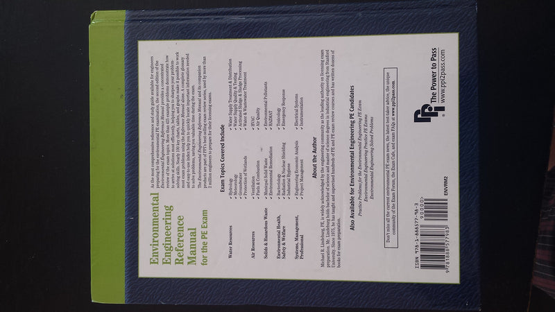 Environmental Engineering Reference Manual, 2nd Ed-Used