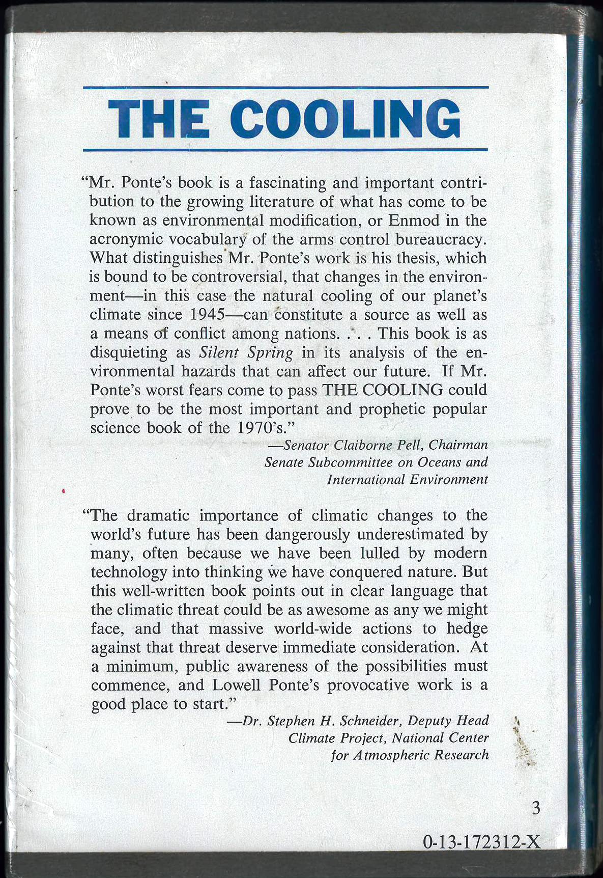 The Cooling: Has The Next Ice Age Already Begun?,Used