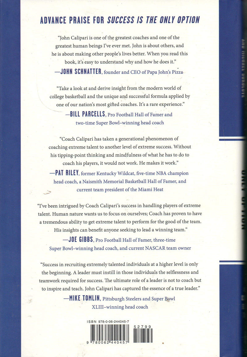 Success Is the Only Option: The Art of Coaching Extreme Talent,New