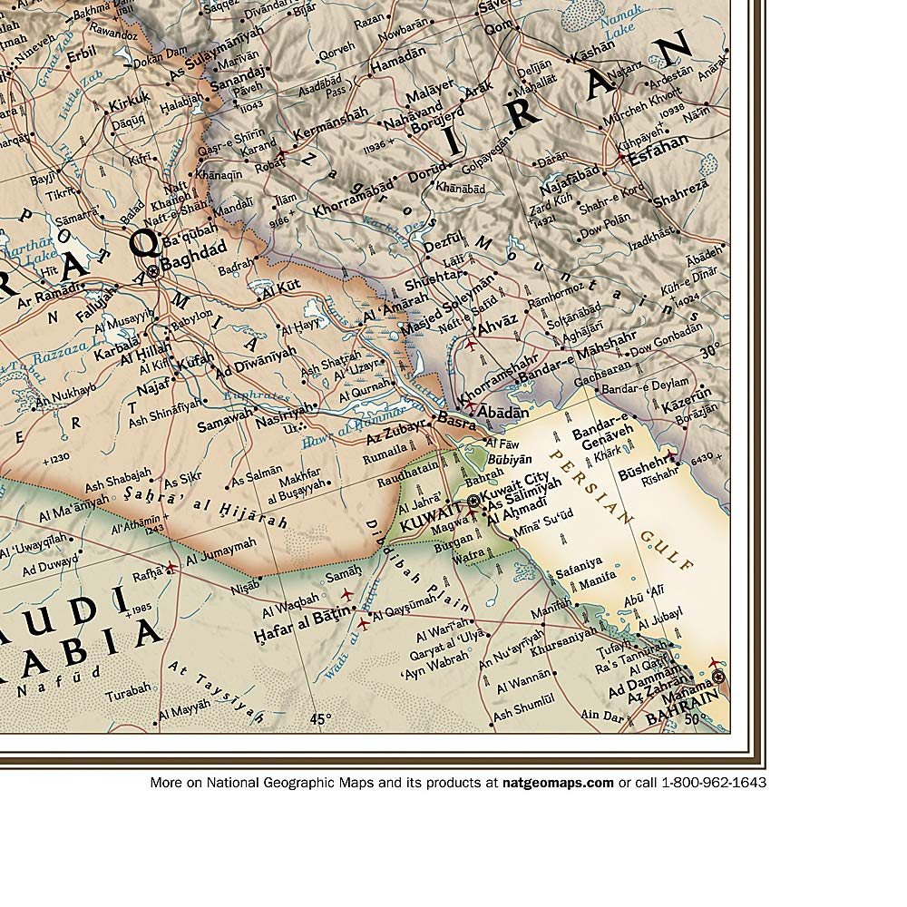 National Geographic Europe Wall Map  Executive (30.5 x 23.75 in) (National Geographic Reference Map),Used