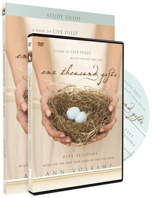 One Thousand Gifts Study Guide with DVD: A Dare to Live Fully Right Where You Are,Used