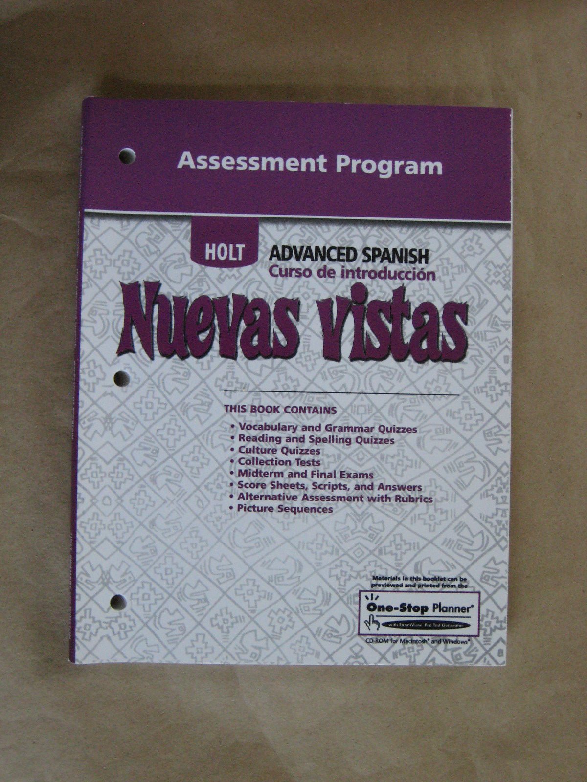 Nuevas Vistas: Assessment Program Intro,Used