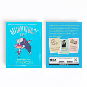 Affirmators! at Work Deck: 50 Affirmation Cards to Help You Help Yourself  Without the Selfhelpyness!,Used