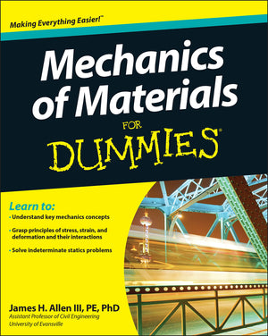Mechanics of Materials For Dummies,Used