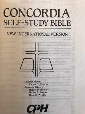 Concordia Selfstudy Bible,New