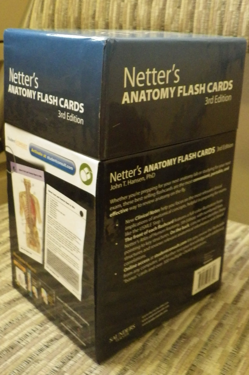 Netter's Anatomy Flash Cards: with Online Student Consult Access (Netter Basic Science),Used