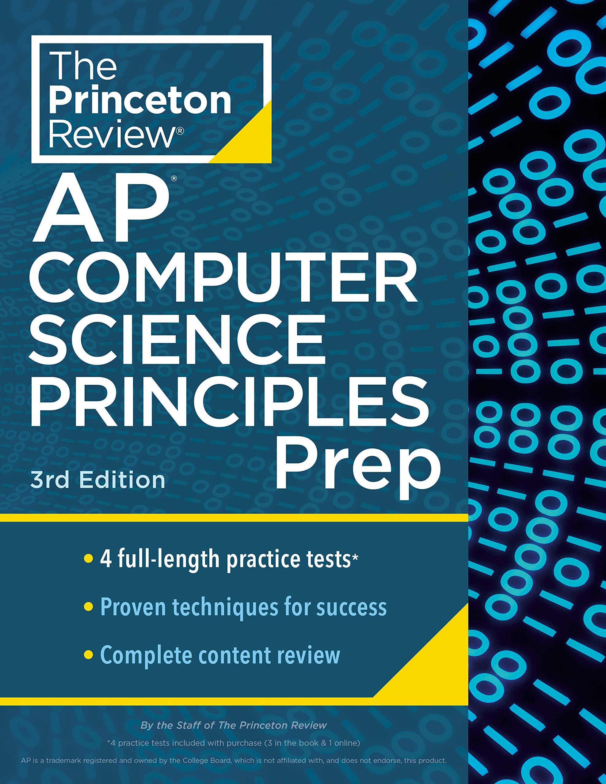 Princeton Review Ap Computer Science Principles Prep, 3Rd Edition: 4 Practice Tests + Complete Content Review + Strategies & Tec,New