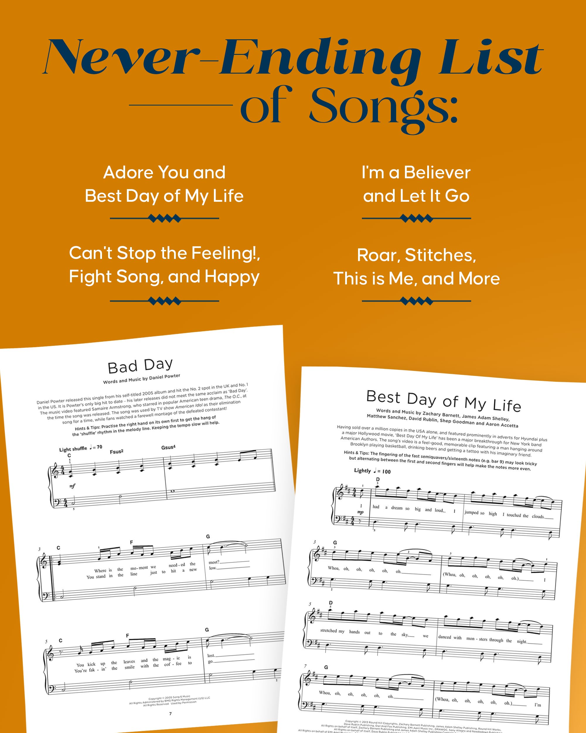 40 Pop Songs for Kids: Really Easy Piano Songbook  Beginner Piano Book for Kids  Kids Piano Book with Notes, Pro Tips, and Lyr,Used