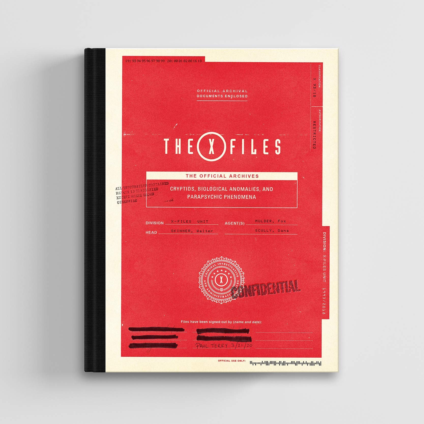 The XFiles: The Official Archives: Cryptids, Biological Anomalies, and Parapsychic Phenomena,Used