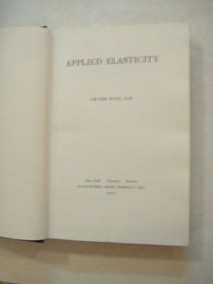 Applied Elasticity,Used