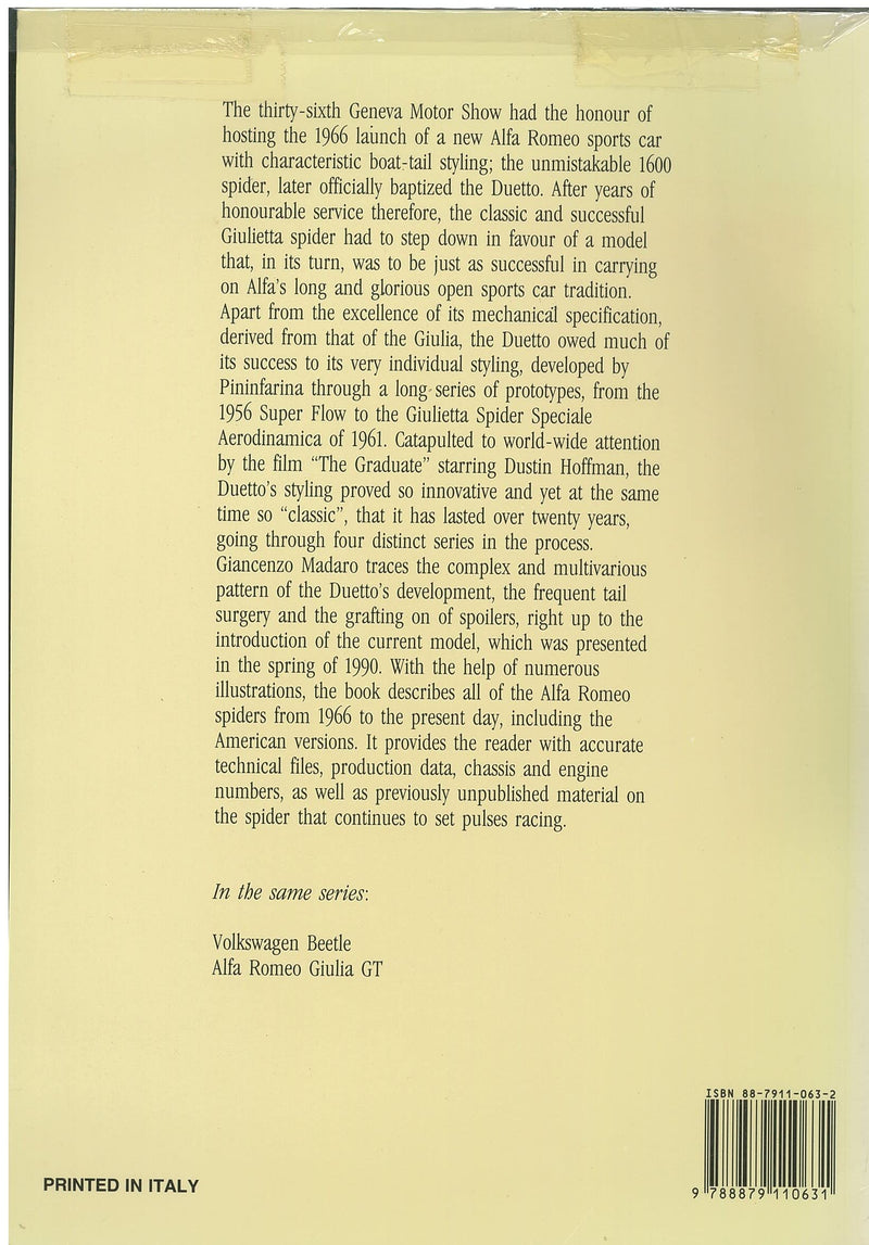 Alfa Romeo Duetto,Used