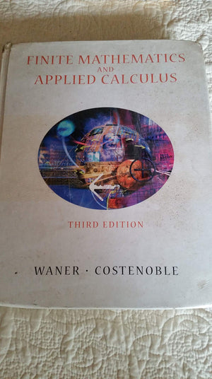 Finite Mathematics and Applied Calculus (with InfoTrac),Used