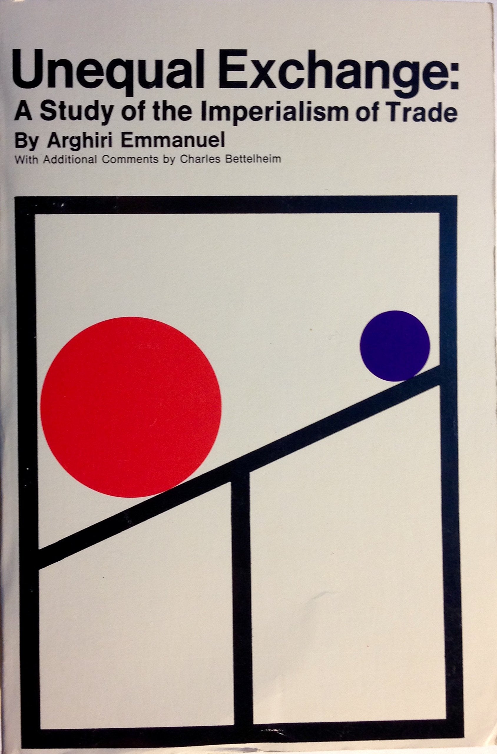 Unequal Exchange: A Study of the Imperialism of Trade (Modern Reader, PB188),Used