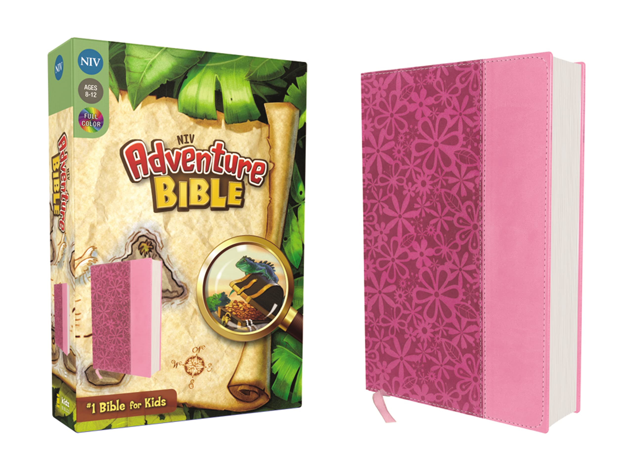 Niv, Adventure Bible, Leathersoft, Pink, Full Color