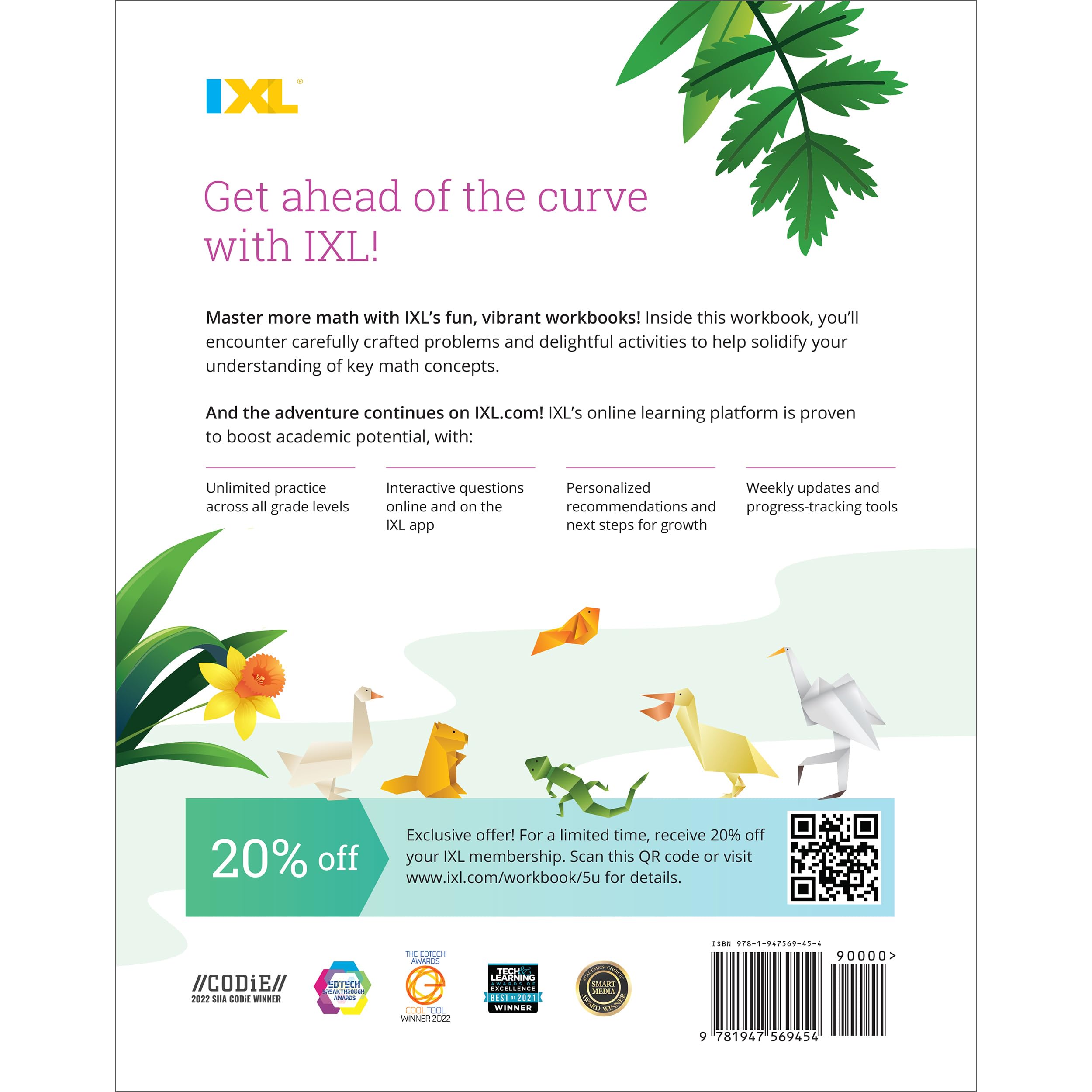 Ixl The Ultimate 5Th Grade Math Workbooks, Mathematics Book For Kids Ages 1011 Covering Multiplication, Division, Fractions, De
