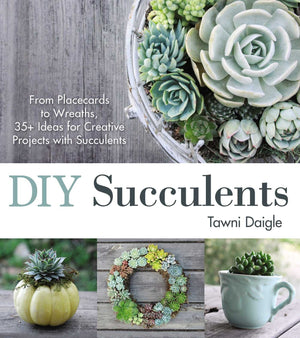 DIY Succulents: From Placecards to Wreaths, 35+ Ideas for Creative Projects with Succulents,Used