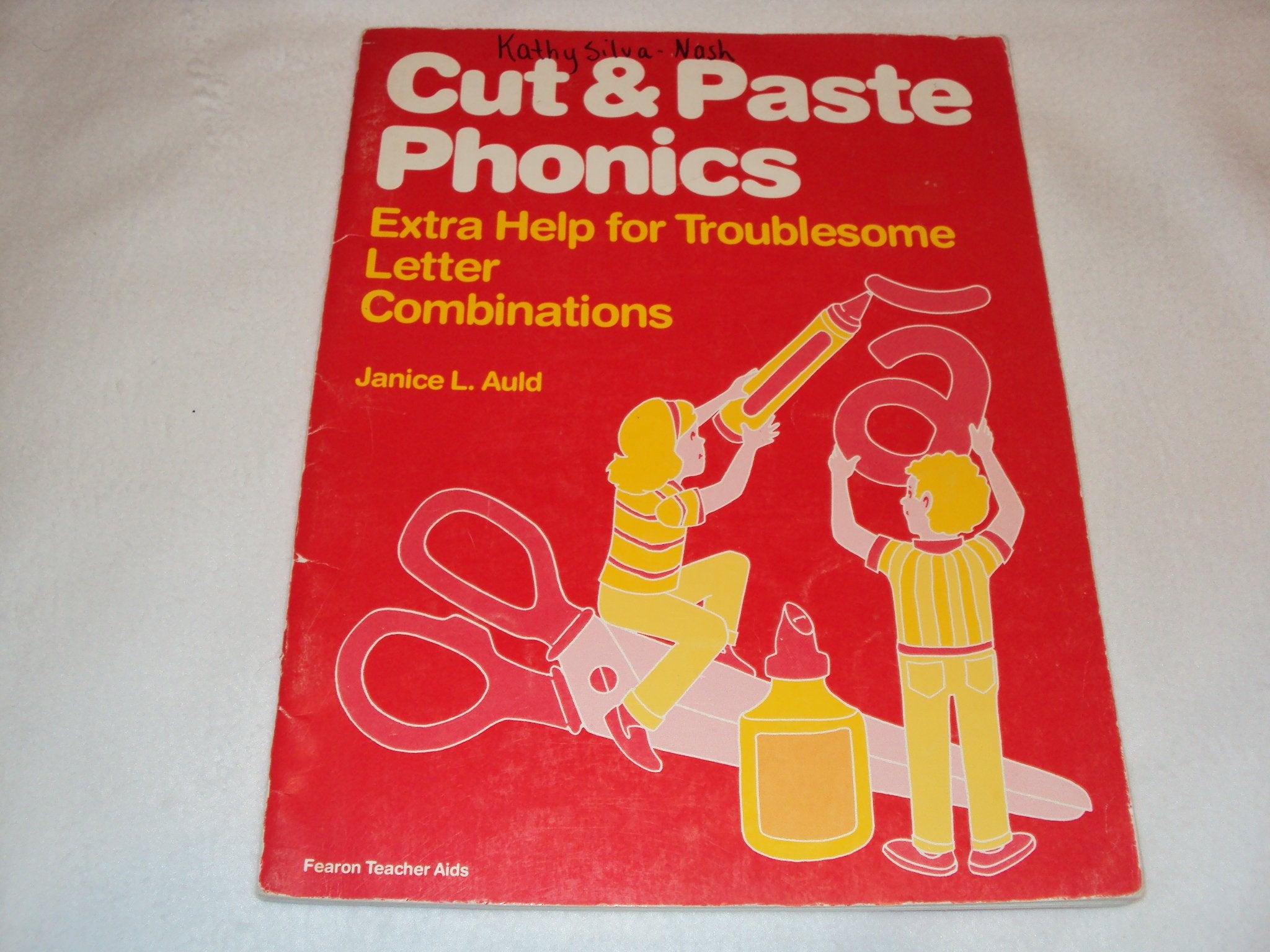 Cut and Paste Phonics: Extra Help for Troublesome Letter Combinations,Used