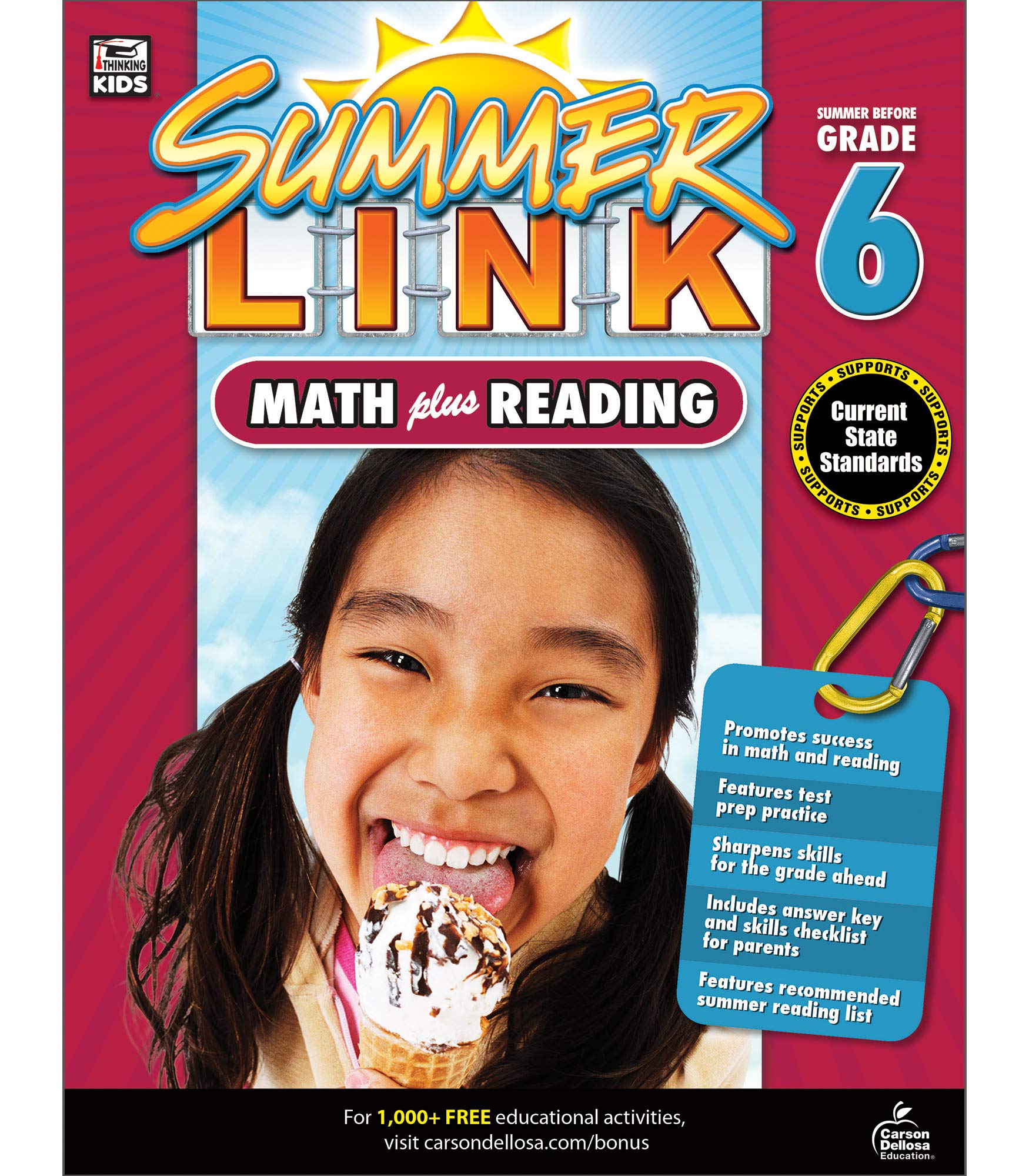 Math Plus Reading Workbook: Summer Before Grade 6 (Summer Link),Used