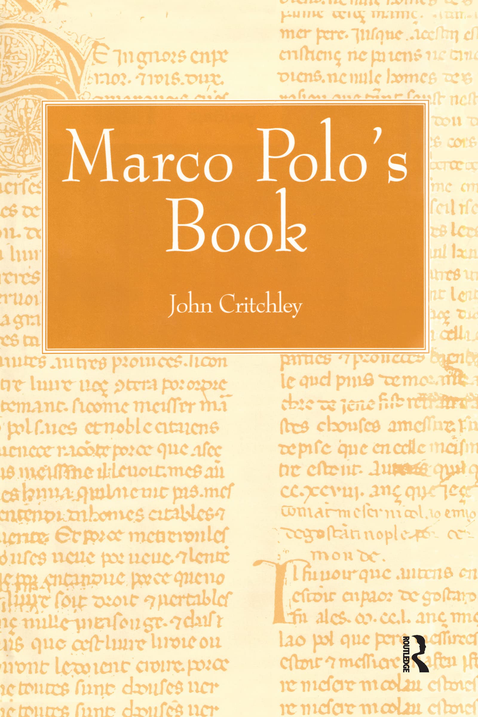Marco Polos Book,Used