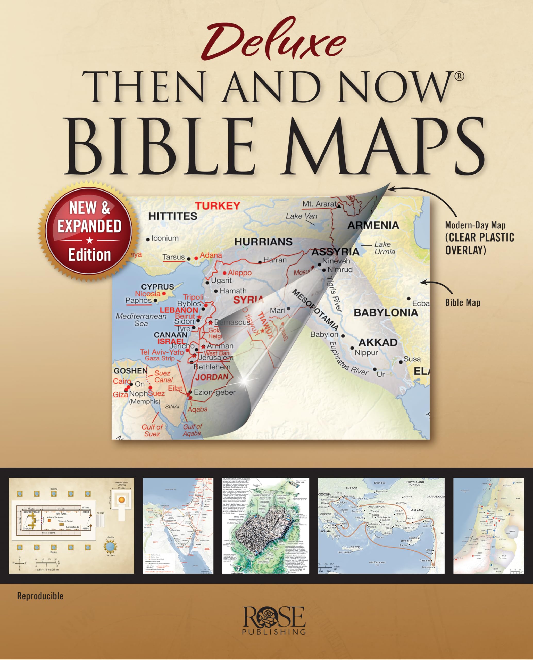 Deluxe Then And Now Bible Maps  New And Expanded Edition