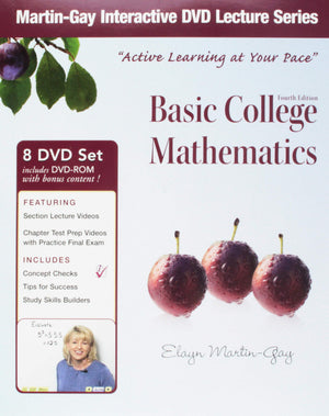 Interactive DVD Lecture Series for Basic College Mathematics,Used