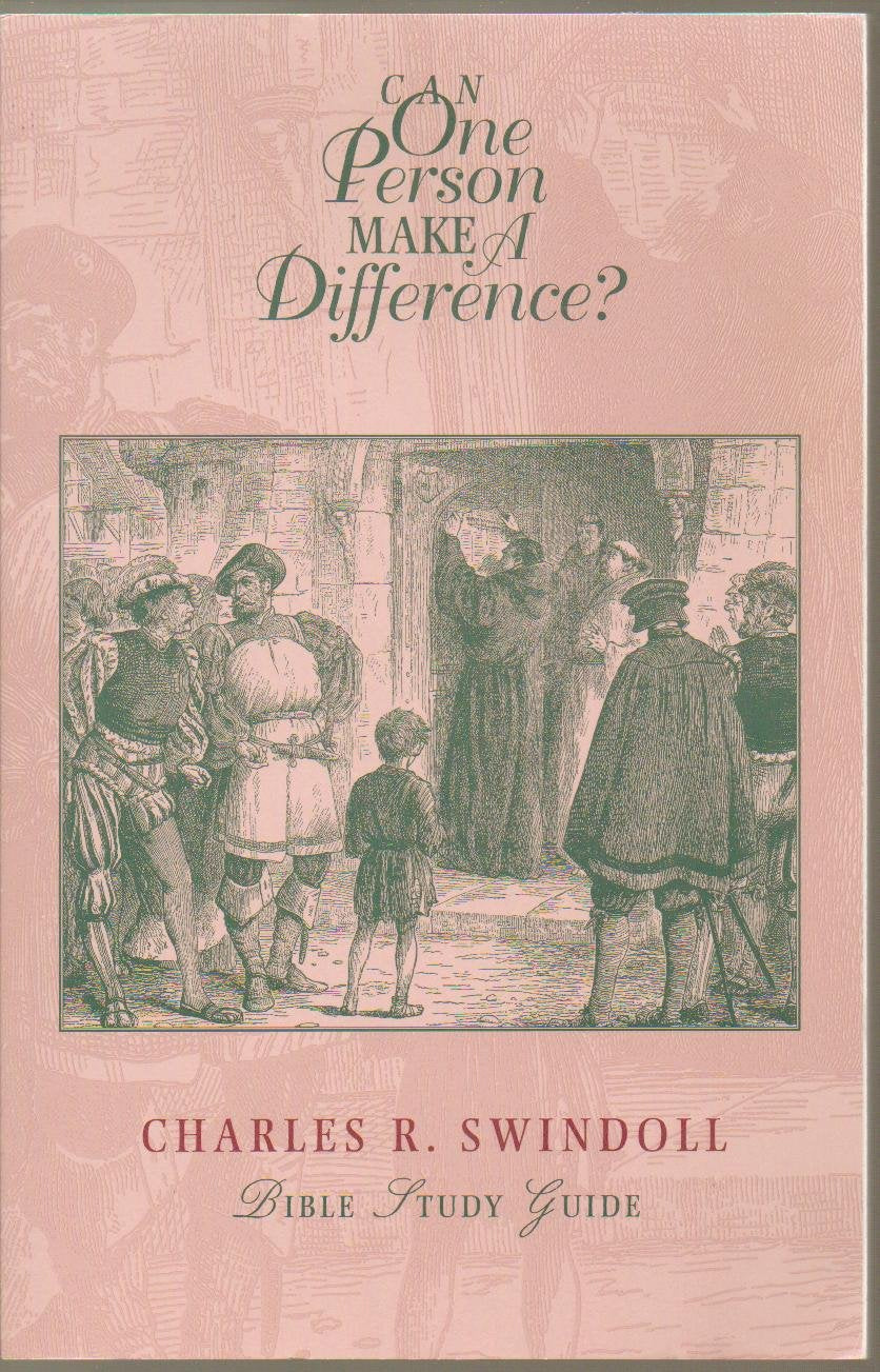 Can One Person Make a Difference?: Bible Study Guide,Used