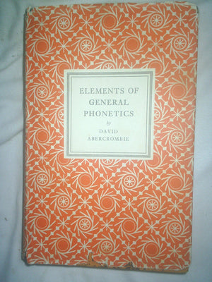 Elements Of General Phonetics,Used