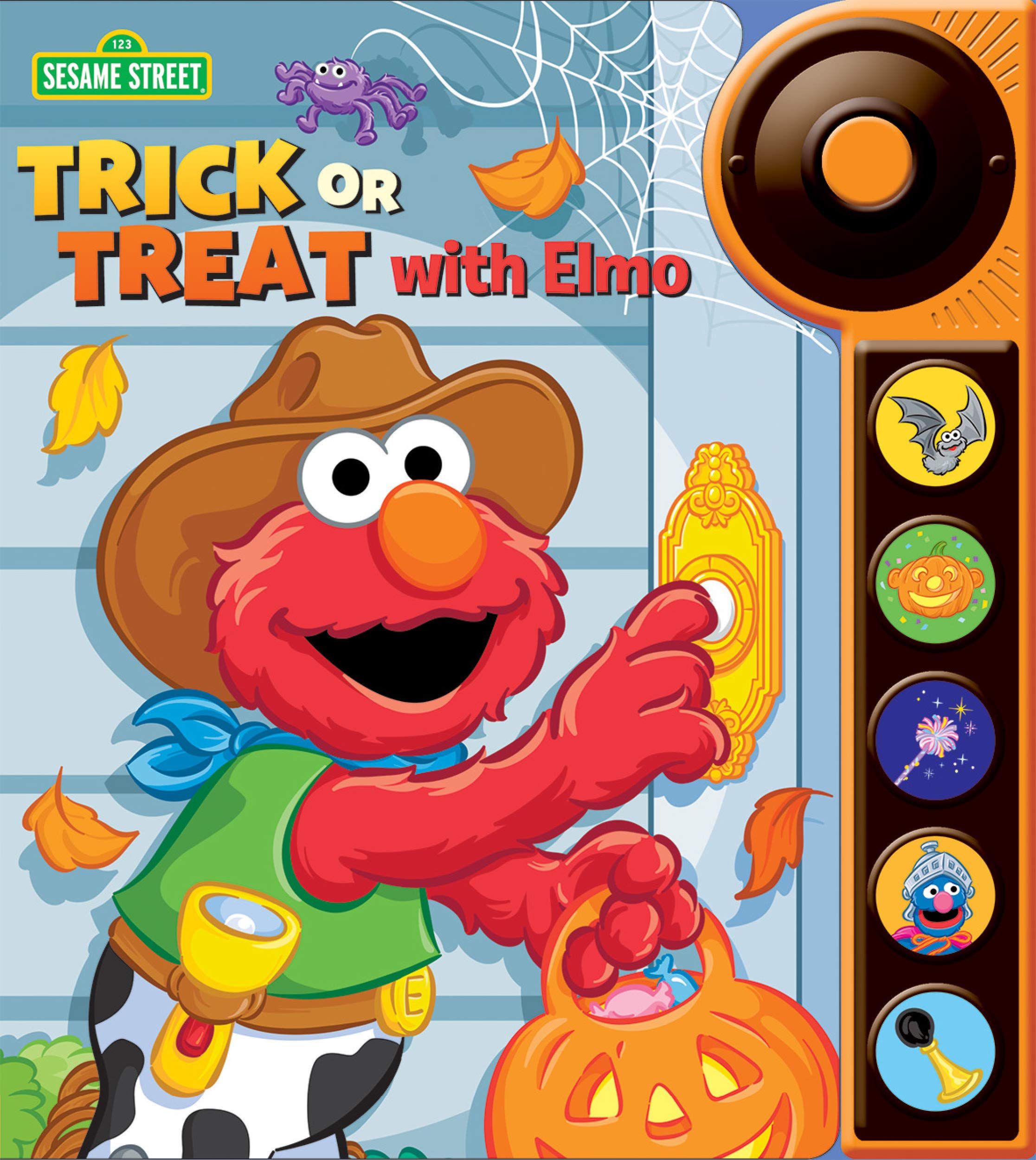 Sesame Street Doorbell Sound Book: Trick or Treat with Elmo (PlayASound),Used