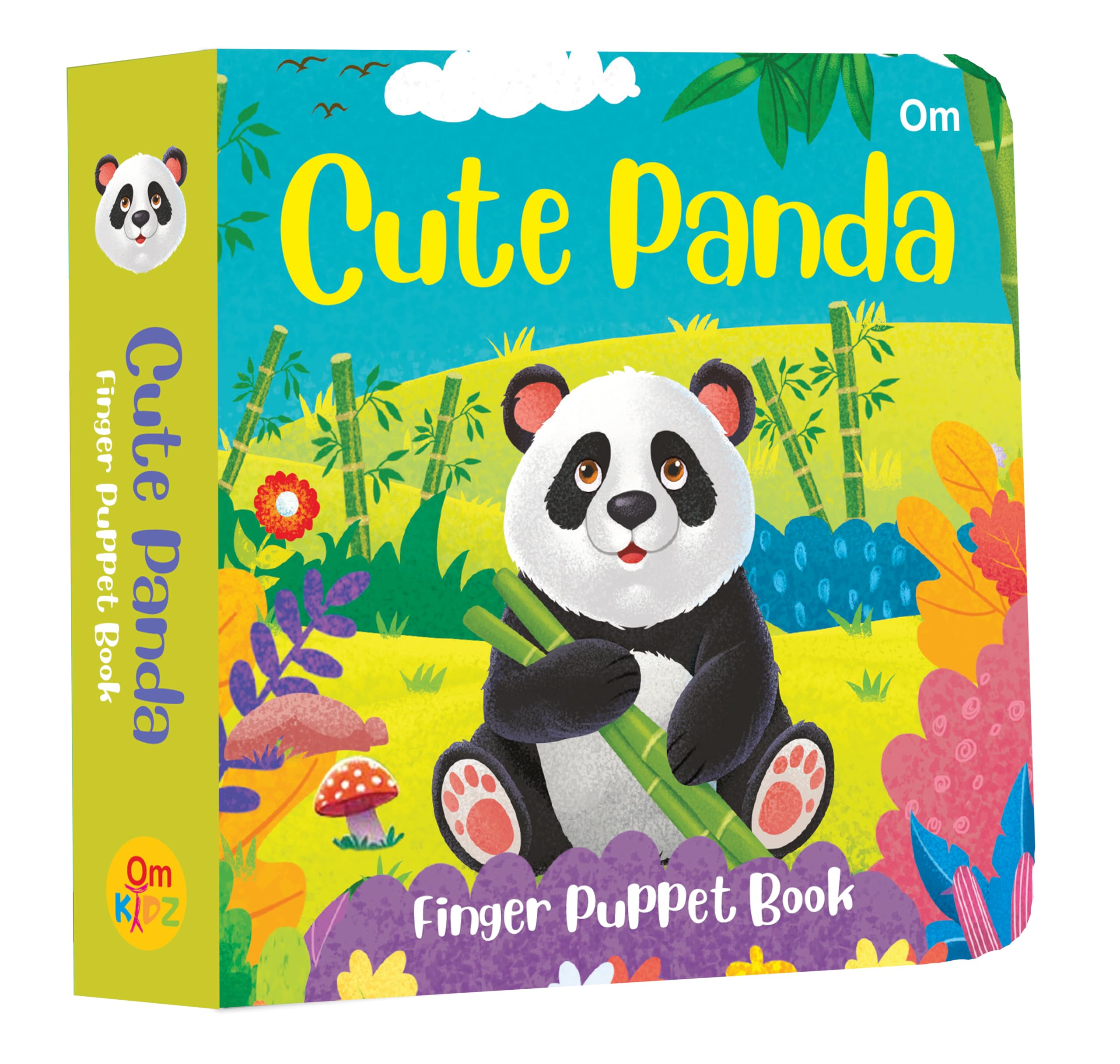 Cute Panda Finger Puppet Book - Fun Activities Board Books For Kids  Picture Book