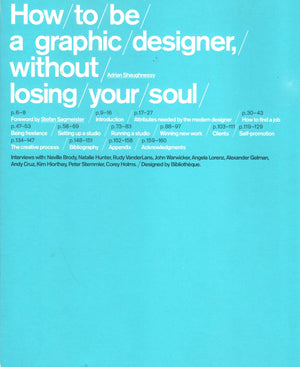 How To Be a Graphic Designer Without Losing Your Soul,Used
