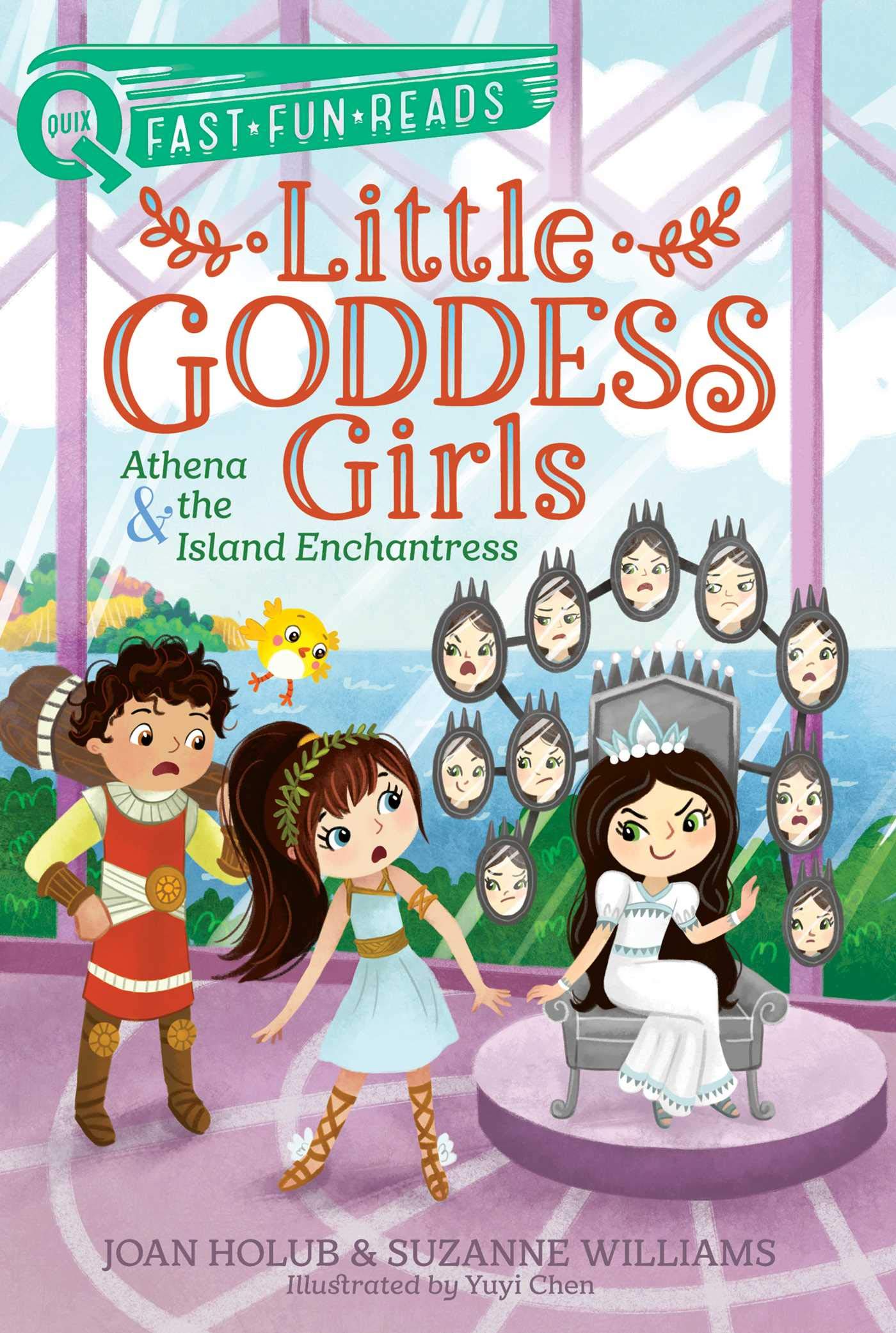 Athena & the Island Enchantress: A QUIX Book (5) (Little Goddess Girls),Used
