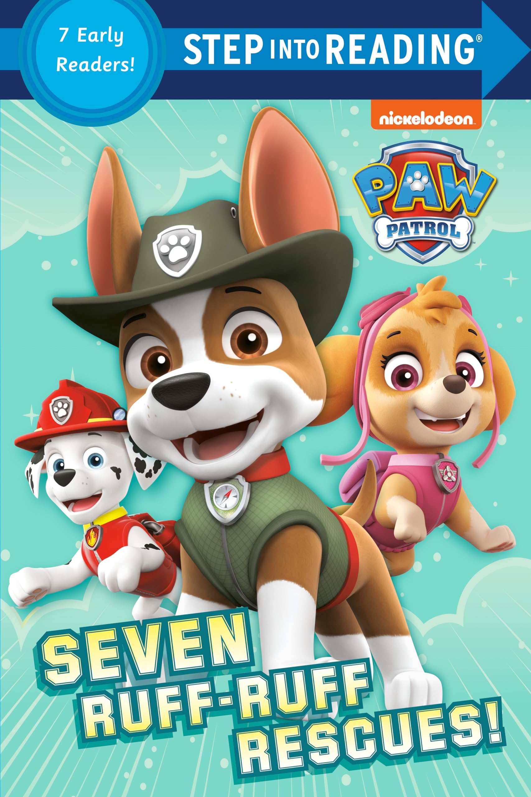 Seven RuffRuff Rescues! (PAW Patrol) (Step into Reading),Used