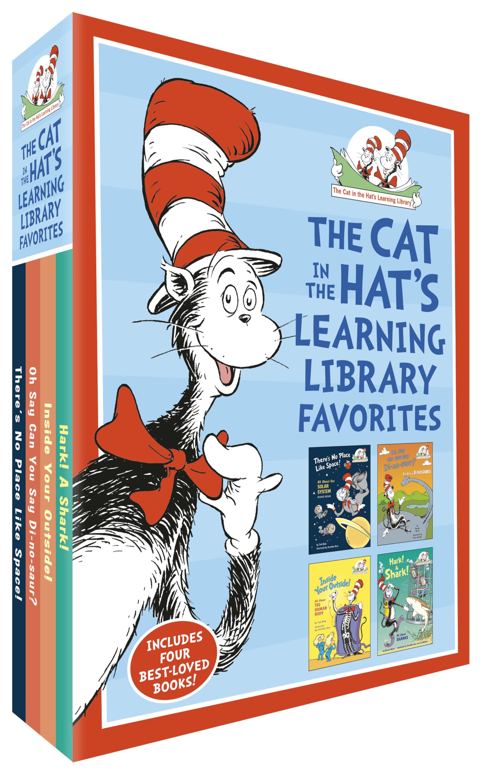 The Cat In The Hat'S Learning Library Favorites: There'S No Place Like Space!; Oh Say Can You Say Dinosaur?; Inside Your Outsi