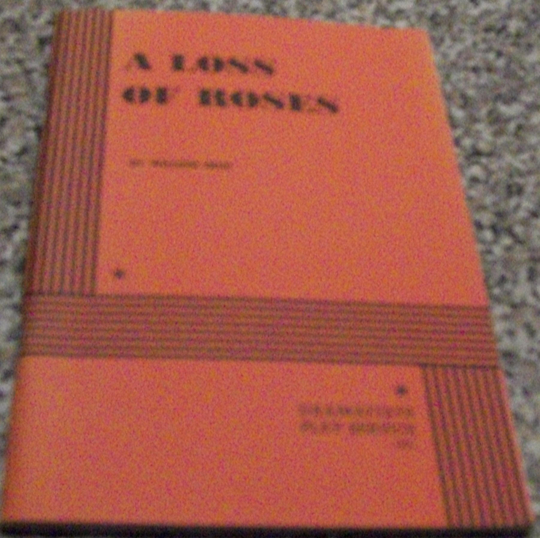 A Loss of Roses.,Used
