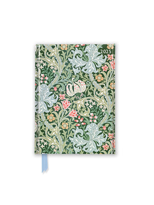 William Morris: Golden Lily 2025 Luxury Pocket Diary Planner  Week to View,New