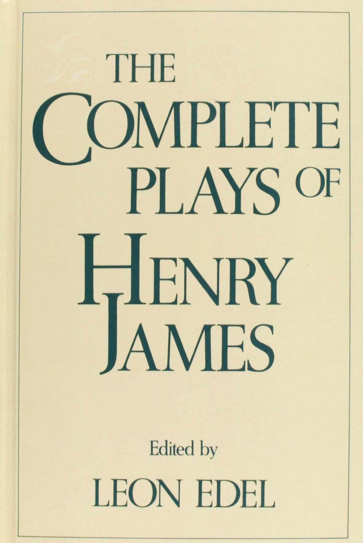The Complete Plays of Henry James,Used