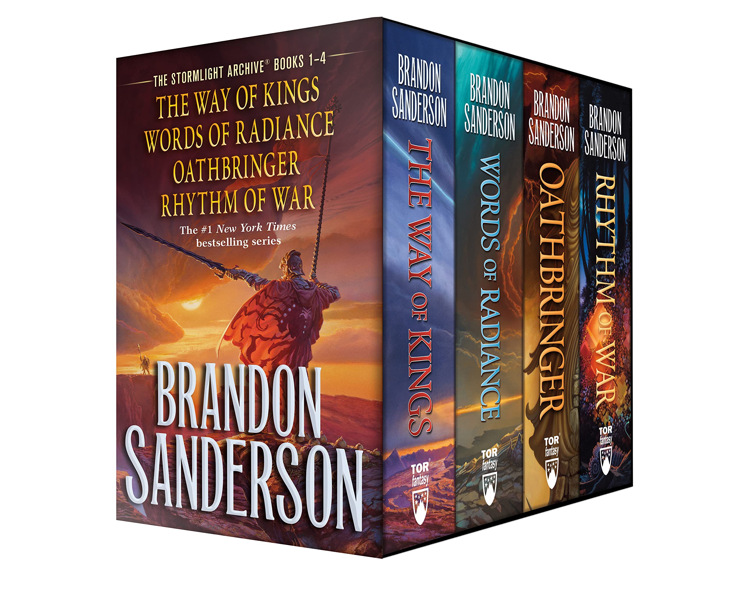 Stormlight Archives Hc Box Set 14: The Way Of Kings, Words Of Radiance, Oathbringer, Rhythm Of War (The Stormlight Archive)