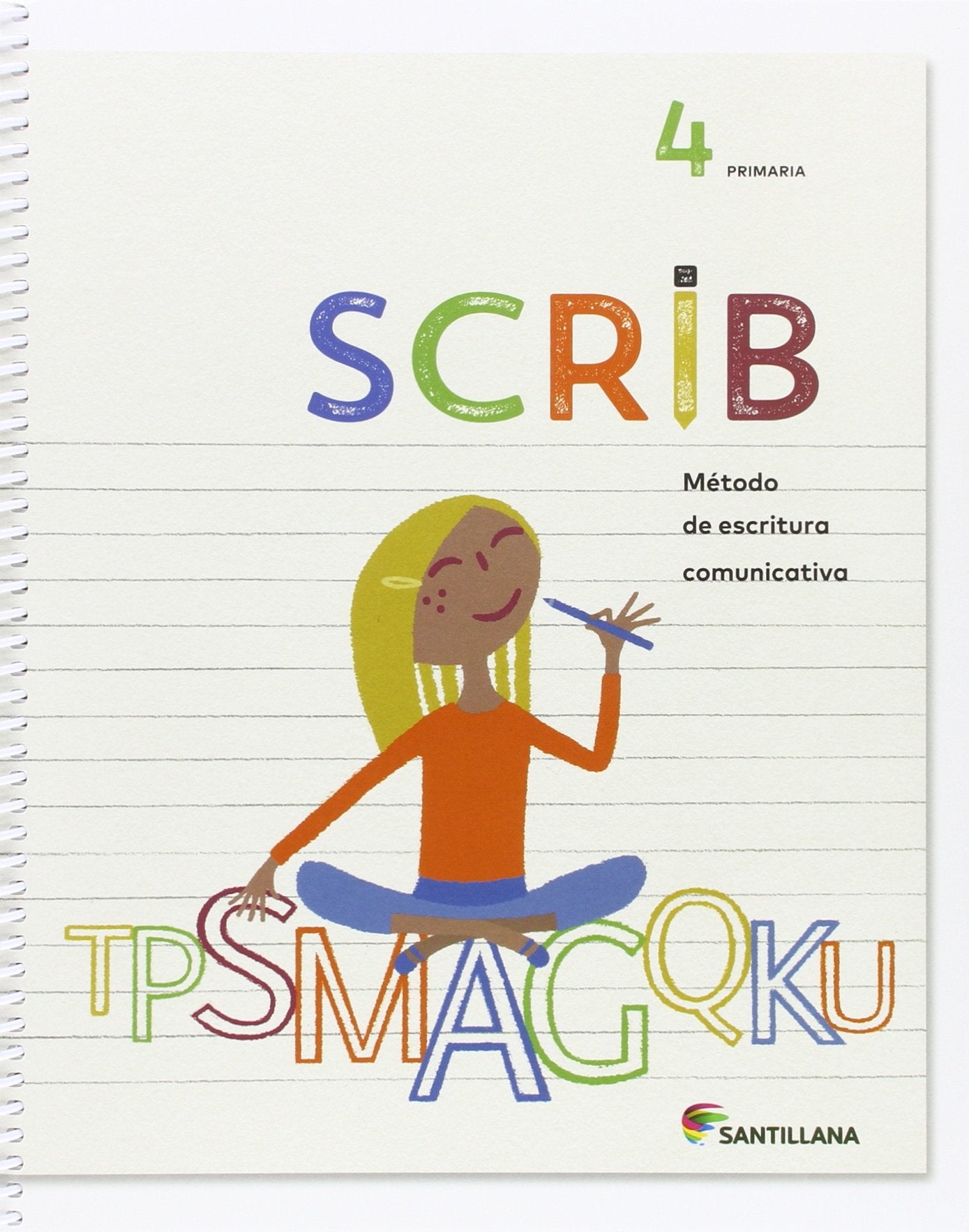 SCRIB METODO DE ESCRITURA COMUNICATIVA 4 PRIMARIA,Used
