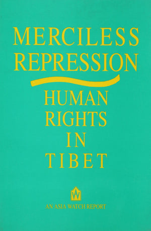 Merciless Repression Human Rights Abuses in Tibet,Used