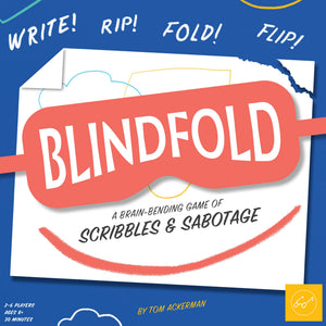 Chronicle Books Blindfold: A BrainBending Game Of Scribbles And Sabotage