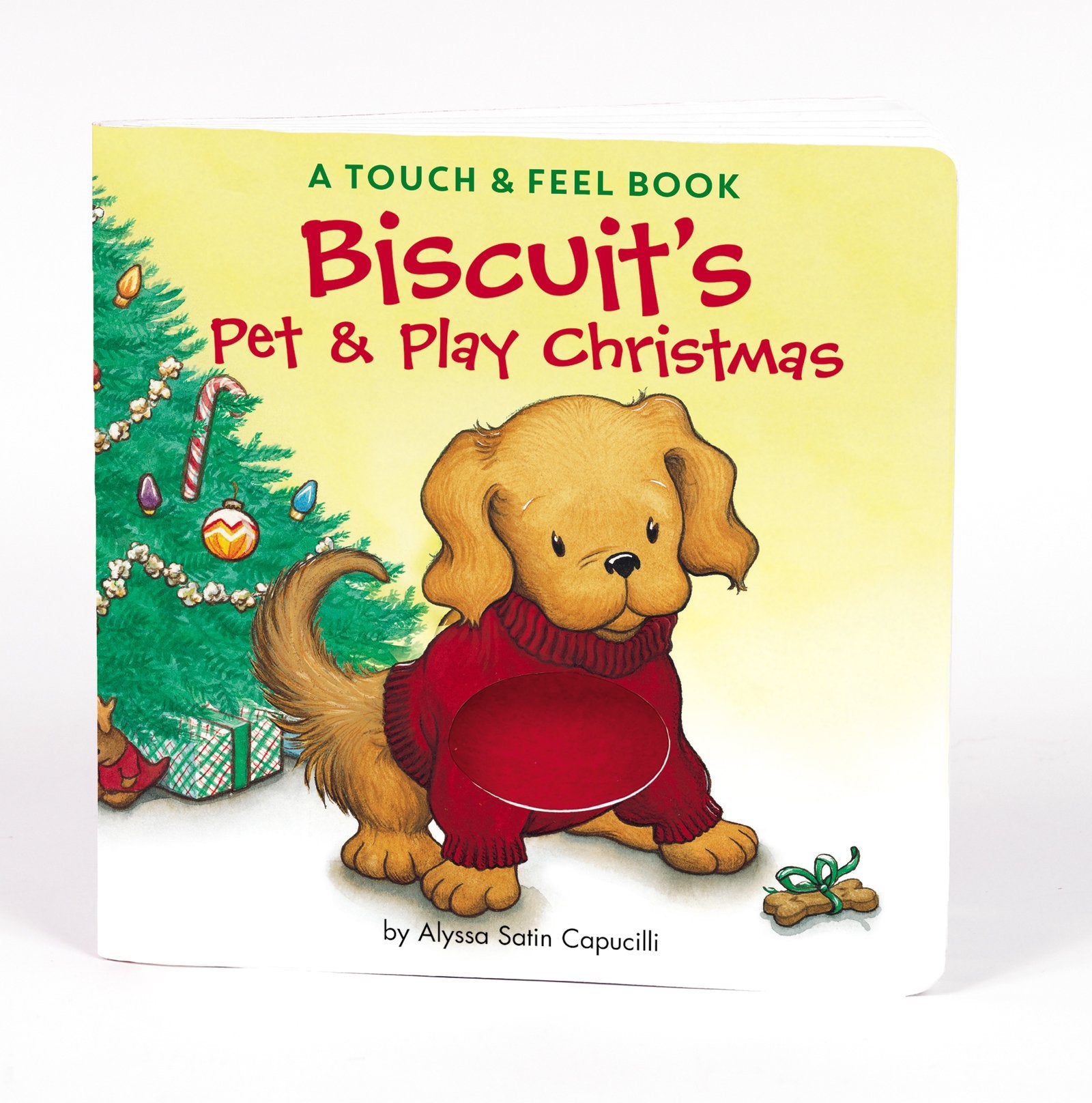 Biscuit's Pet & Play Christmas: A Touch & Feel Book: A Christmas Holiday Book for Kids,Used