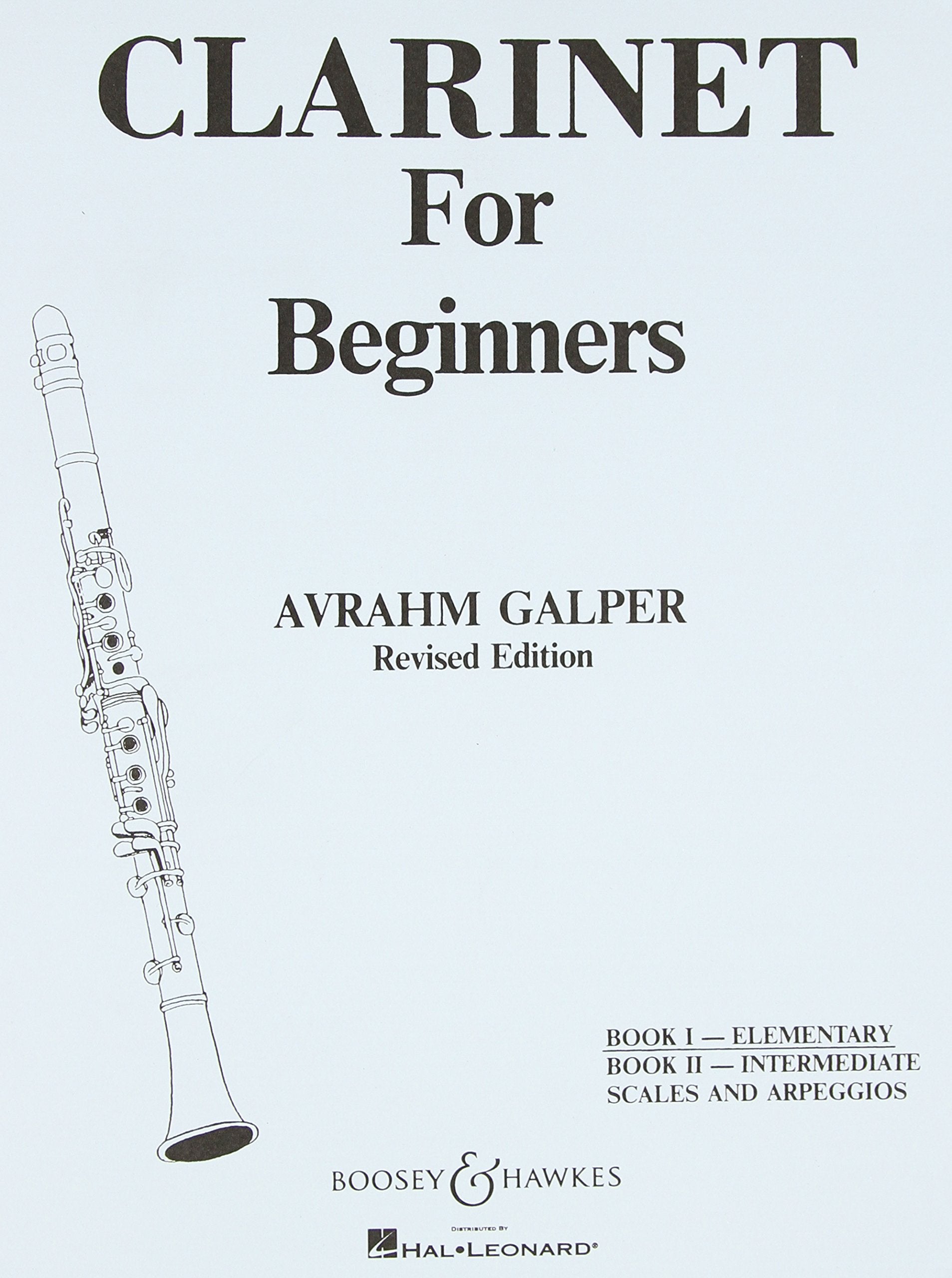 CLARINET FOR BEGINNERS BOOK 1  ELEMENTARY VOL1 BK1,New