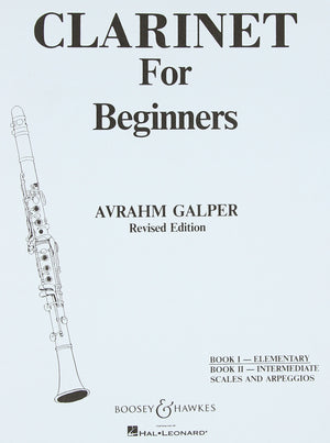 CLARINET FOR BEGINNERS BOOK 1  ELEMENTARY VOL1 BK1,Used