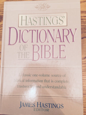 Hastings' Dictionary of the Bible,Used