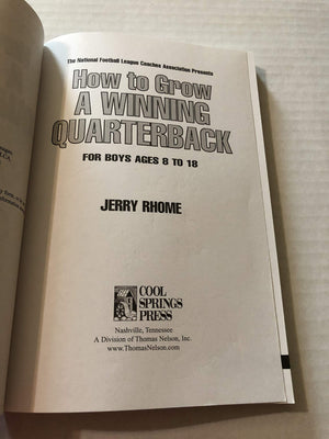 How to Grow a Winning Quarterback: For Boys Ages 8 to 18,Used