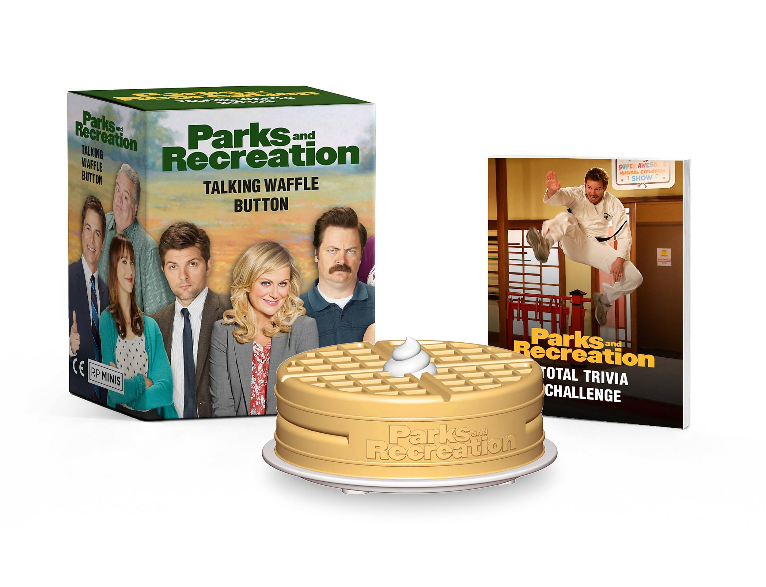 Parks and Recreation: Talking Waffle Button (RP Minis),New